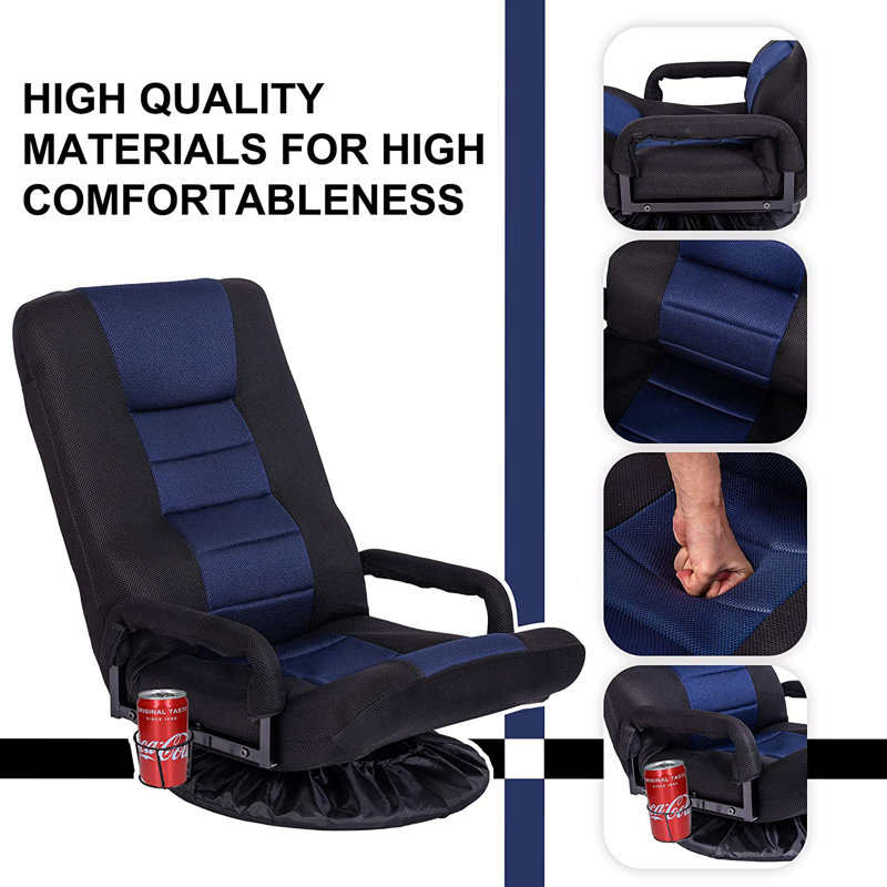 Trule Reclining Ergonomic Swiveling Floor Game Chair & Reviews Wayfair